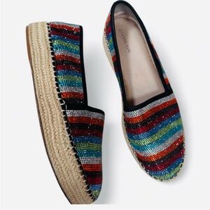 Holiday Shoes Gianni Bini Bruxie shoes multi colored rhinestone sparkly size 10